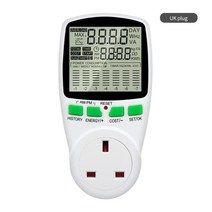 전력계 LCD 소켓 전기 테스터 FR US UK AU BR, 02 UK