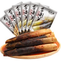 kirahosi 키라호시 중국식품 인터넷 연예인 손으로 말린 죽순 230G 가방 먹을 수있는 절인 고추 손으로 찢어진 죽순 신선한 매운 사우어 죽순 팁 원래 풍미 엄 1DH0111, 보여진 바와 같이, 2팩매운풍미+2팩절인고추풍미+2팩오래된수프풍미