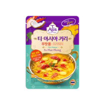 티아시아키친 푸팟퐁 커리 분말, 100g, 3개