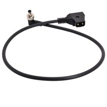 DSLR 장비 전원 V 마운트 안톤 배터리용 D-탭 수-직각 DC 케이블 12V 5.5x2.5mm, 08 DC lock Angled_12 90cm