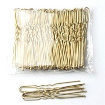 머리핀만들기재료 헤어핀부자재 50pcs 여성 6cm 머리 흔들며 u 자형 바비 핀 살롱