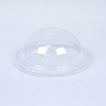 4온스 74파이 PET 투명컵+74파이 전용리드(평리드/돔리드), 74파이 무타공 돔리드, 100개