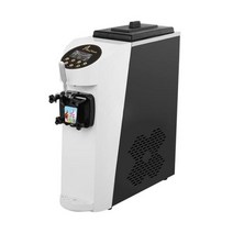 아이스크림메이커 소프트 콘 기계 가정용 업소용 단일 맛 1000W 전기 홈 데스크탑 소형 110V 220V 달콤한, WHITE+220V+미국