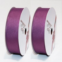 금비 골직리본(25mm*15m)1+1, G#45 가지색(1+1), 15m