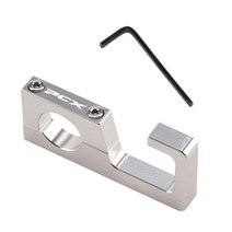 혼다 PCX 160 150 125 PCX150 PCX125 CNC 모토 브레이크 마스터 실린더 브래킷 백 짐 헬멧 행거 클램프 후크 홀더 캐리, silver