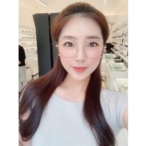 - (청광차단) 대두안경 머리큰사람안경 남녀공용 메탈 5가지 색상 안경