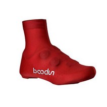 boodun 자전거 슈즈커버 슈커버 싸이클링삭스, 260~270(L), 레드