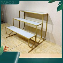 착지 상품 전시대 가정용 저장대 금속 설치대 백화점 신발 제품 진열대 화장품, 기본, 120cm*93cm*100cm