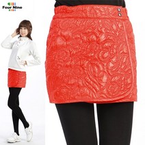티오 포나인 마리안느 퀼팅 패딩 랩 스커트 KD382W/가볍고 따뜻한 골프/등산/스포츠용 예쁜 방한 패딩 랩 치마~