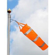 바람자루 윈드삭 풍향기 80cm 항공 windsock 기상학 용 반사 윈드 콘 벨트 야외 레인보우 측정 양말 가방, 없음