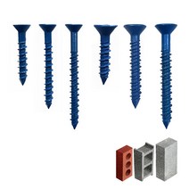 코브라탭 평면헤드 콘크리트 피스 스크루 앙카 볼트 코브라앙카, 2.(621W) 4.8x44.4mm 10개, 1개