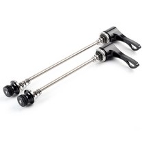 2Pair 자전거 꼬치 자전거 바퀴 허브 퀵 릴리스 사이클링 액슬 바퀴, 도로 자전거, 검은 색