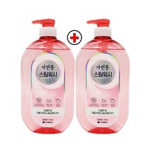 [트윈스몰] 1+1 LG자연퐁 스팀워시750ml (애플향)