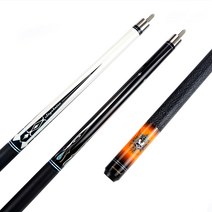 당구 포켓볼 카본상대 4구 개인큐 용품 큣대 큐대, 검은색  10mm 폴 박스 세트, 1개