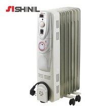 신일 전기 리디에이터 7핀 이동형 타이머 온도조절 1500W 전기히터, SER-TP15CT