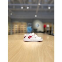 [컨버스]척테일러 올스타 2V OX 화이트 키즈 로우 캔버스화 768992C-102