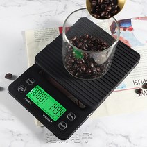 유저핏 가정용 커피 드립 주방 전자저울 3kg, 1개