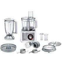 Bosch MC812S820 MultiTalent 8/1 250와트/3.9리터/멀티 액세서리 흰색/스테인리스 스틸 -18628, 버전 2019