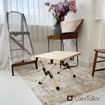 코지테일러 캠핑테이블 우드 롤 테이블 B12