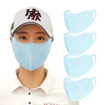 비블럭 양용은 골프마스크 스포츠마스크 빨아쓰는 안면 운동 UV 자외선차단 특대형 안면 얼굴 햇빛가리개 낚시 헬스 오토바이 등산 자전거 기능성 천 면 연예인 패션 마스크, 아스킨 민트블루