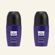 더바디샵 영국 화이트 머스크 포맨 남성 데오드란트 50ml 2팩