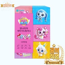 코푸는휴지 230매x6입 미니 티니핑 캐치 팝업티슈 곽휴지 업소용 먼지없는 슬림티슈