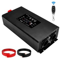 DATOUBOSS 순정 사인파 인버터 4000W 태양 광 DC 12V 24V 36V 48V 60V AC 220V 230V 연속 전원 2000W, [01] EU Inverter 2000W, [05] 60V, [01] 220V-240V