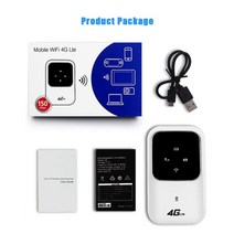 유심라우터 국내포켓와이파이 4g lte 라우터 휴대용 자동차 모바일 포켓 2.4g 무선 라우터 100mbps 핫스팟 sim 4g-fdd wifi 모뎀 802.11 bgn, 자주색