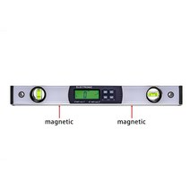 디지털수평계 수평대 수평자 디지털 경사계 각도기 전자 수준기 거, [04] 400mm with magnet, 03 400mm with magnet