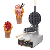 홍콩 에그와플 메이커 상업 전기 110V 220V 계란 거품 와플 기계 eggettes 철 케이크 오븐, Normal bubble waffle+220V+미국
