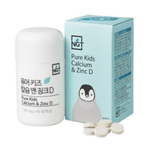 네츄럴굿띵스 퓨어 키즈 칼슘 앤 징크D, 1개, 78g
