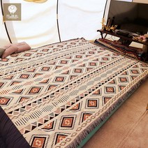멜리띠 보헤미안 캠핑카페트 캠핑매트 소파커버 블랭킷 에어박스커버, 단품