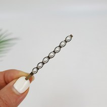 시크몽 빈티지 앤티크 호마이카 옆머리 6 cm 미니 일자 머리핀 헤어실핀