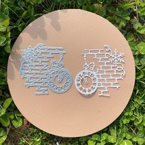 모양 틀 다이컷 도착 시계 꽃 스티치 금속 절단 diy 스크랩북 공예 엠보싱 스텐실 템플릿 만들기, 없음