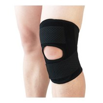 엘디엑스 듀엘 스트링 무릎보호대, L-블랙 양쪽 1개