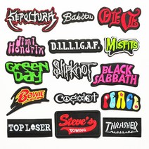 커스텀 자수 와펜 패치 리폼 오바로크 수선 장식 50 개 몫 재미 있은 편지 녹색 일 레이블 이상한 셔츠 의류 액세서리 공예 아플리케, 50개