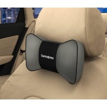 쌤소나이트 차량용 목쿠션 헤드쿠션 여행용 베개 목받침 (미국직구), 회색
