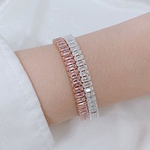 [주얼리h] [써지컬스틸/6color] 테니스 팔찌