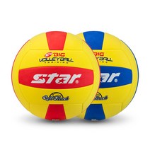 스타 뉴 빅 발리볼 FIVB 공인구 배구 피구 학교 체육, 레드, 레드
