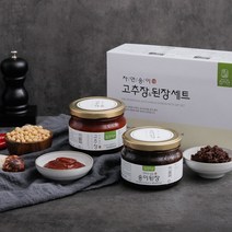 강원도 자연송이버섯 선물세트, 1box, 자연송이고추장(유리병) 400gx2