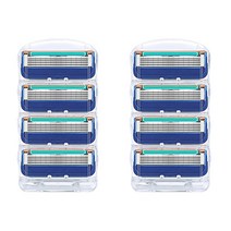 리빙만렙 질레트 호환용 면도날 1+1 퓨전 매뉴얼, 2팩, 4개입