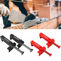 건설 도구 실노 천을 마 상자 홀더245pcs bricklaying 건설 도구 라이너 벽 빌더 건물 와이어 프레임 벽돌 라이너 러너 와이어 서랍 고정 장치 빌드, 협력사, 5pcs 레드