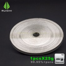 25gx1Roll 마그네슘 금속 99.95 순수성 화학 제품 마그네슘 리본, 은