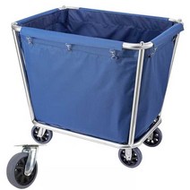 이동식 빨래 카트 린넨 수납 세탁물 수거함 수건 바구니, C