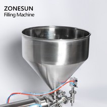 고점도 충진기 ZONESUN 완전 공압 페이스트 기계 싱글 헤드 점성 액체 토마토 소스 꿀 크림 젤 샴푸 생산, 03 50-500ml