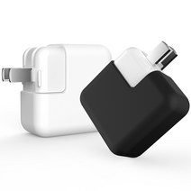 [럭키몰] MacBook AIR PRO 충전기 보호 케이스 어댑터 커버용품, 에어13인치M1-A2337, 화이트