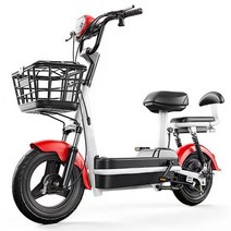 전기스쿠터 출퇴근 가성비 오토바이 바이크 30Ah, 레드