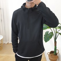 스토리원 남성 아노락 반지퍼 후드티 오버핏 짐웨어 헬스복 운동복 RKFM-SSTO009