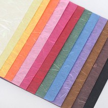 색한지 마지(636mmX950mm) / 한지 한지공예 화선지 색지 만들기 재료, 오렌지