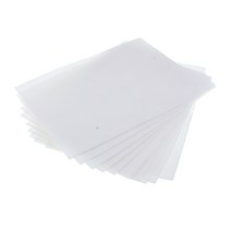 GHSHOP DIY 융합 유리 공급을위한 10 장 유리 융합 종이 세라믹 섬유 광장, 210 × 297x1mm, 화이트, 유리 섬유